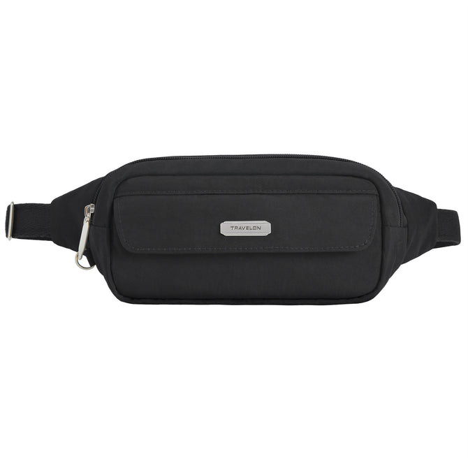 variant:41415672463437 travelon slim belt bag black