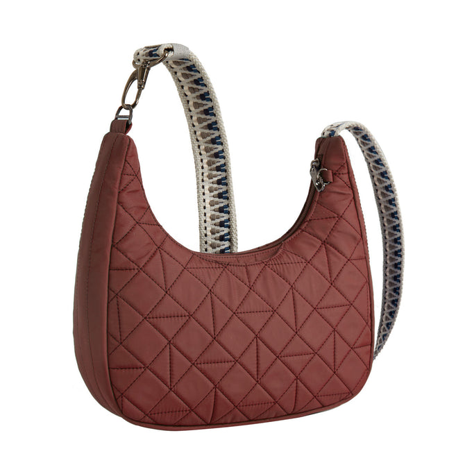 variant:41415720403021 travelon Boho Anti Theft Slouchy Crossbody paprika