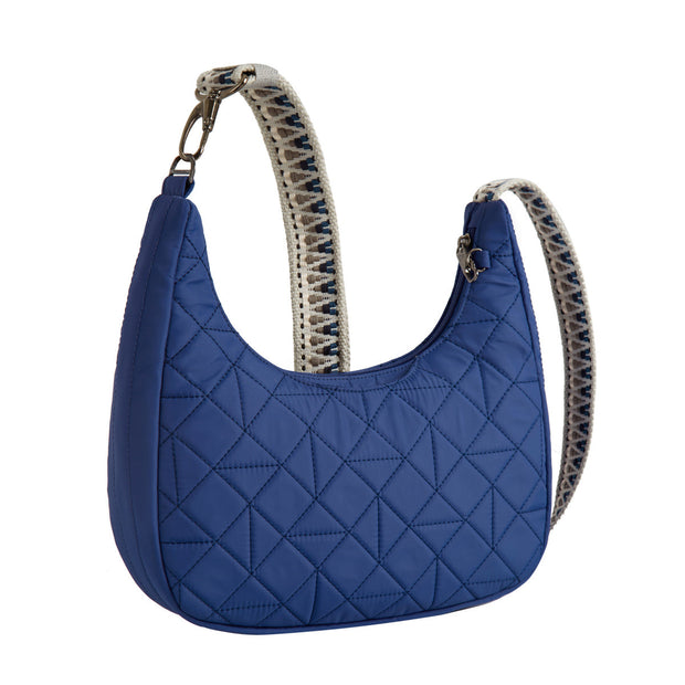 variant:41415720468557 travelon Boho Anti Theft Slouchy Crossbody blue