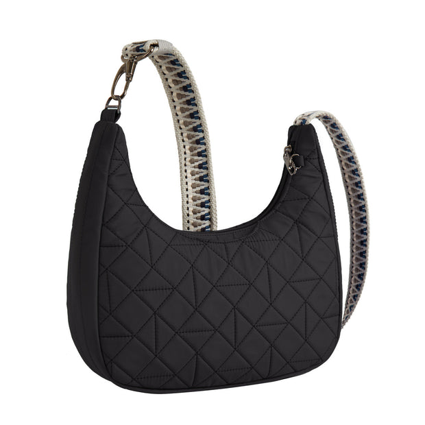 variant:41415720501325 travelon Boho Anti Theft Slouchy Crossbody black