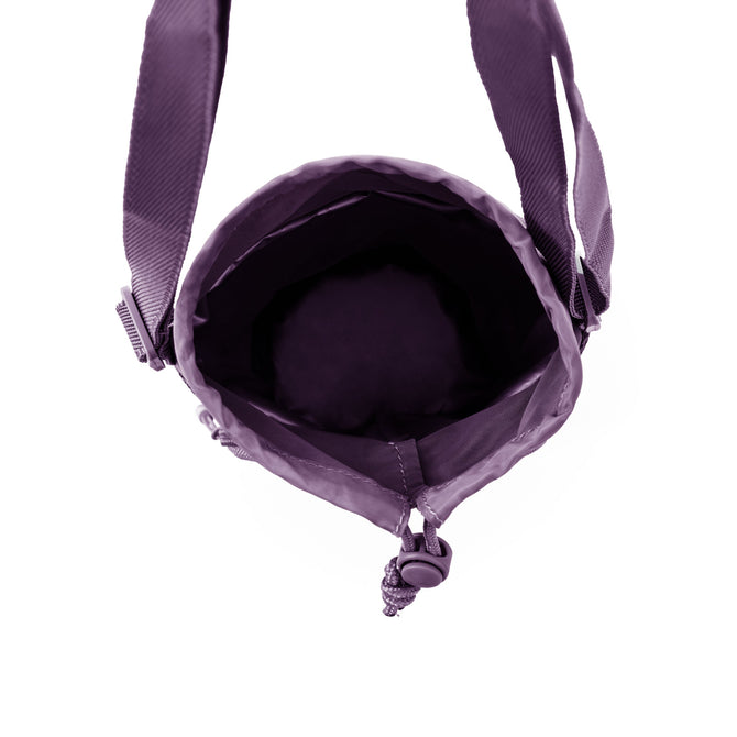 variant:41415733411917 Travelon Pi Gogo Insulated Water Bottle Tote Blackberry