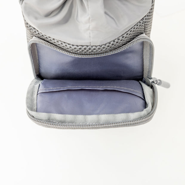 variant:41415733444685 Travelon Pi Gogo Insulated Water Bottle Tote Graphite