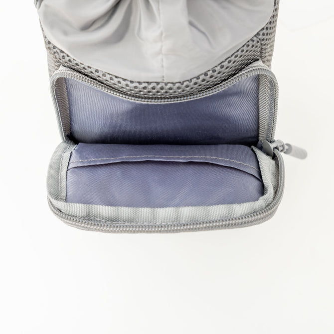 variant:41415733444685 Travelon Pi Gogo Insulated Water Bottle Tote Graphite