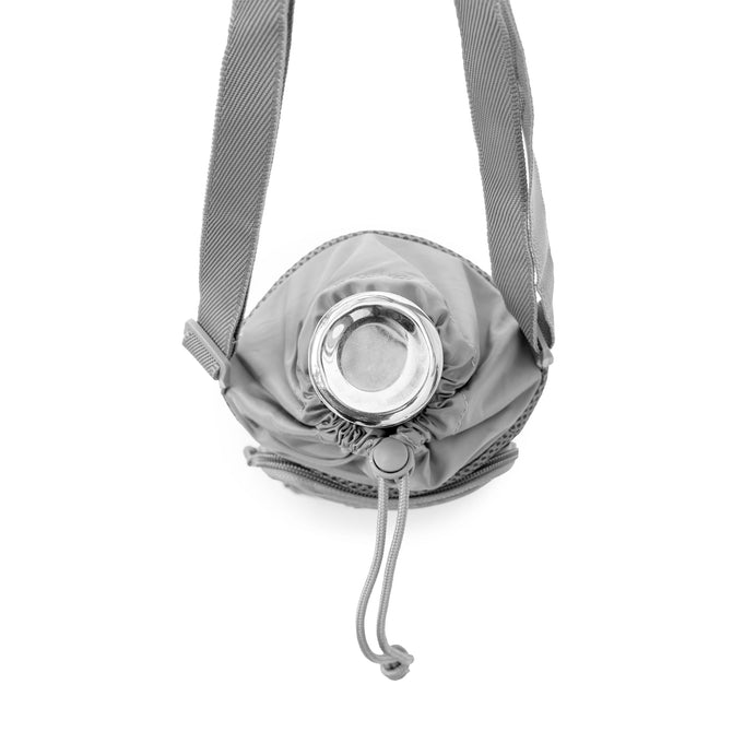 variant:41415733444685 Travelon Pi Gogo Insulated Water Bottle Tote Graphite