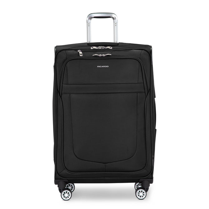 variant:41415702872141 RBH Hermosa Softside Medium Checked Spinner Luggage Black