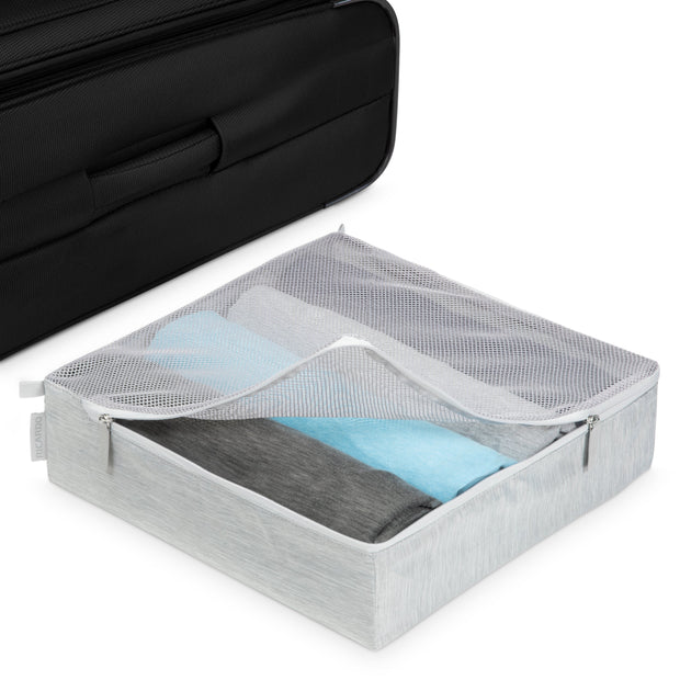 variant:41415702872141 RBH Hermosa Softside Medium Checked Spinner Luggage Black