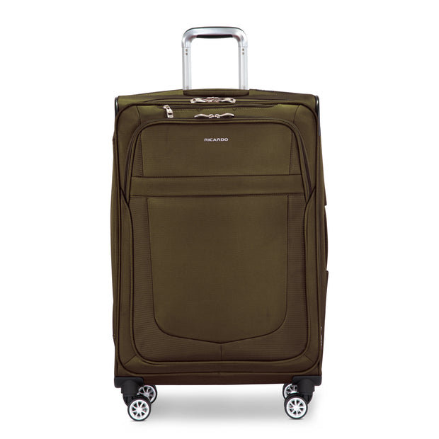 variant:41415702904909 RBH Hermosa Softside Medium Checked Spinner Luggage Olive Sage