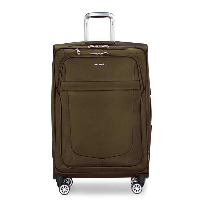 variant:41415702904909 RBH Hermosa Softside Medium Checked Spinner Luggage Olive Sage