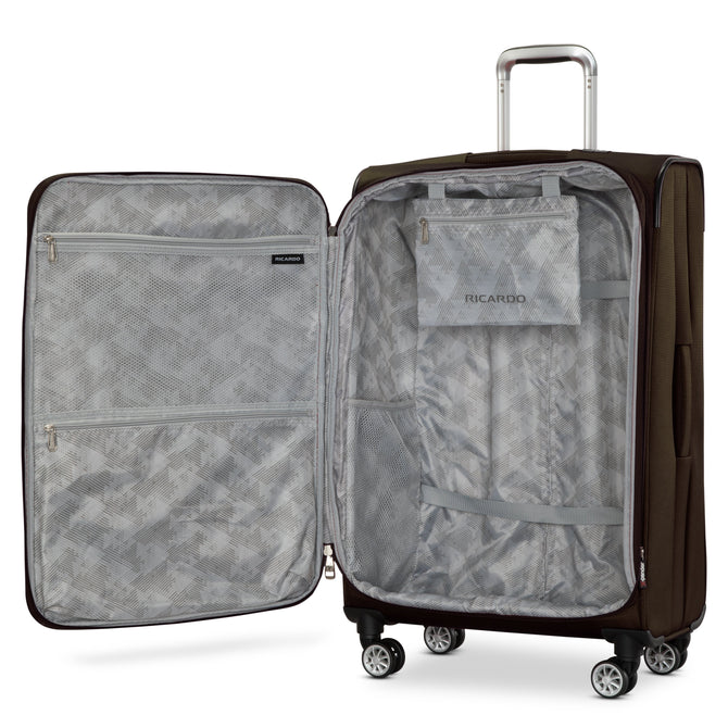 variant:41415702904909 RBH Hermosa Softside Medium Checked Spinner Luggage Olive Sage