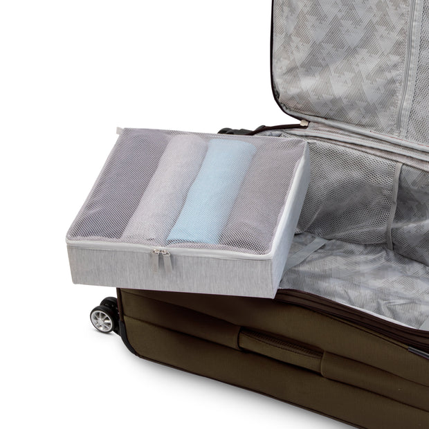 variant:41415703199821 RBH Hermosa Softside Large Checked Spinner Luggage Olive Sage