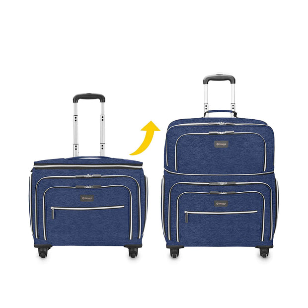 variant:41415728627789 Biaggi Carry-On To Check-In Navy