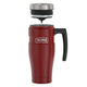 variant:41903166390349 16 oz Stainless Steel Travel Mug Matte Red