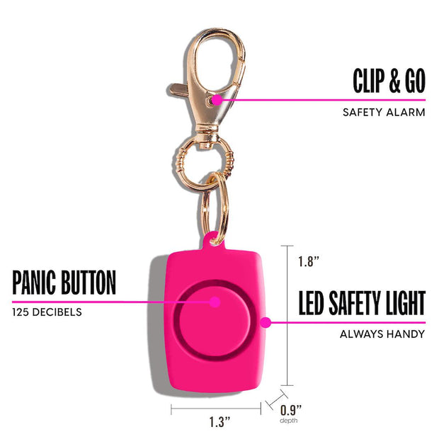 variant:41650831425613 blingsting Mini Safety Alarms pink soft touch