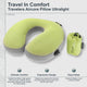 variant:41415735050317 Cocoon ERGO AirCore Pillow Ultralight U Shaped Wasabi