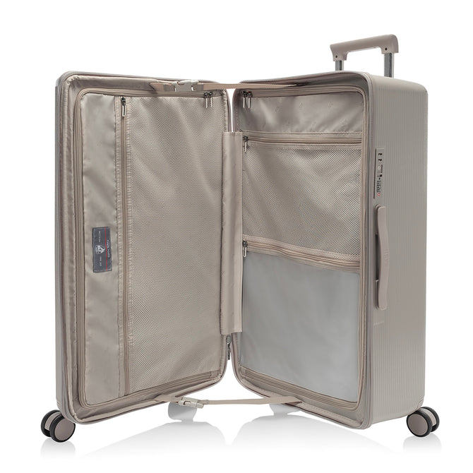 variant:41992531083341 Earth Tones Hardside 21' Carry-On Luggage Atmosphere