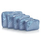 variant:41992558575693 Metallic Packing Cube 5-Piece Set Icy Blue