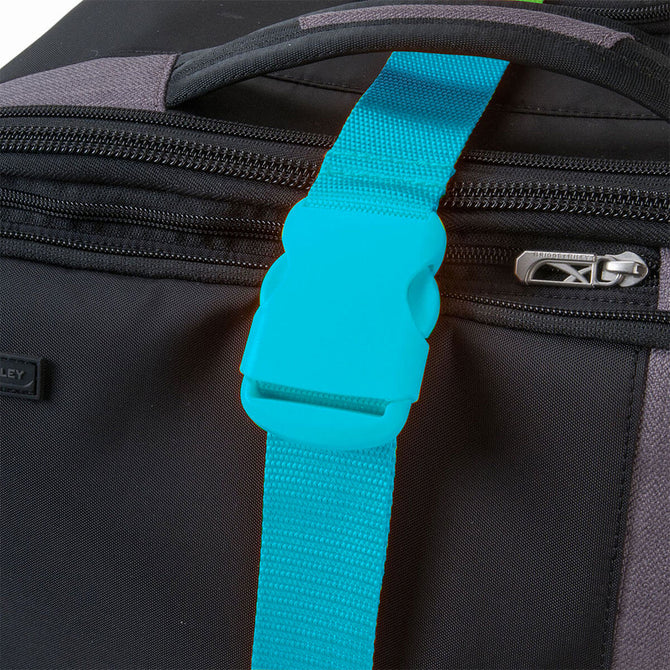 variant:41415602831437 Smooth Trip Neon Luggage Strap Blue