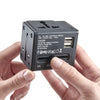 International Adapter Cube with Dual USB Chargers