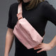 variant:41992561033293 The Puffer Mini Waist Bag Rose