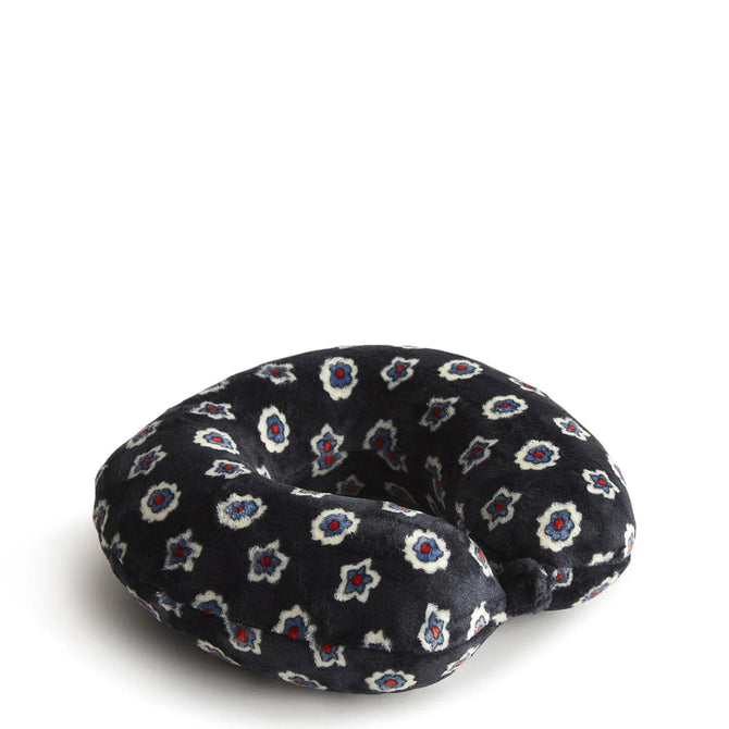 variant:41415737606221 vera Bradley Travel Neck Pillow Mini Flower Dot Black