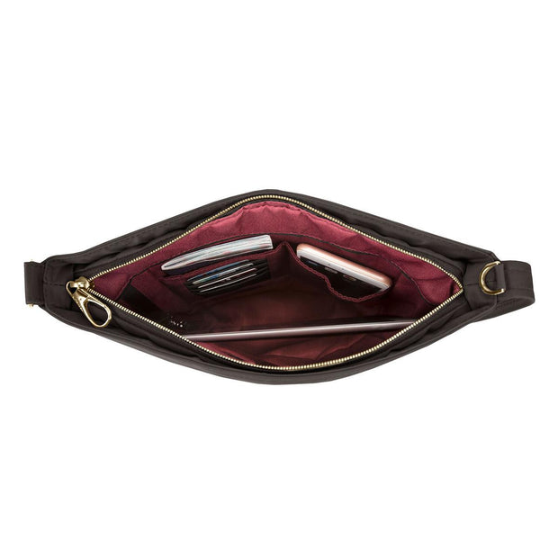 variant:41415633961037 Travelon Anti-Theft Addison Buck Bag - Black