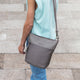 variant:41415634026573 Travelon Anti-Theft Addison Bucket Bag - Gray