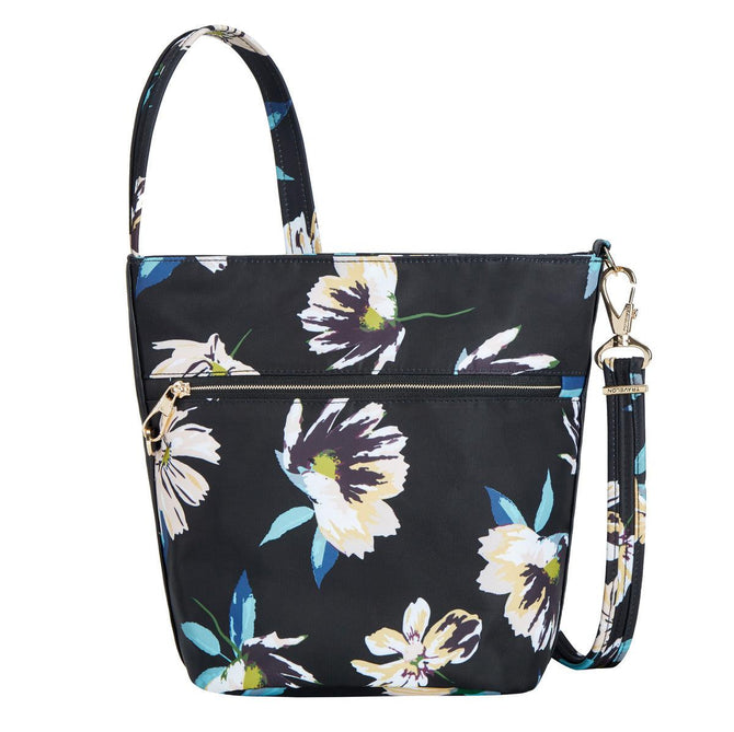 variant:41415633993805 Travelon Anti-Theft Addison Bucket Bag - Midnight Floral