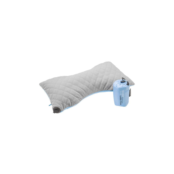 variant:41415734886477 Cocoon Ultralight Lumbar AirCore Pillow Light Blue Grey