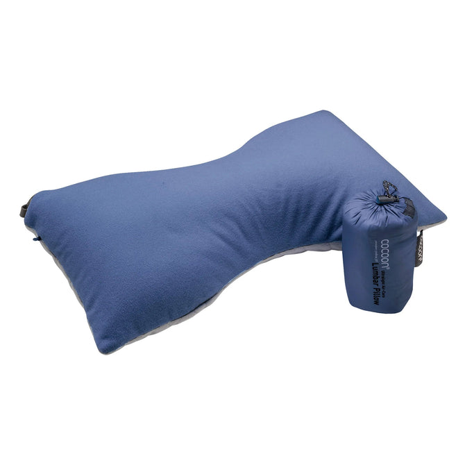 variant:41415734919245 Cocoon Ultralight Lumbar AirCore Pillow Indigo