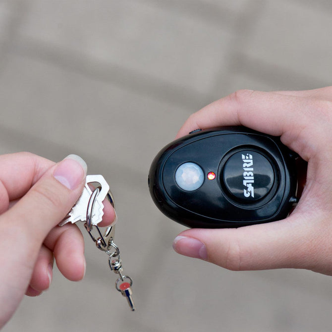 variant:41415696056397 Sabre 2-in-1 Personal Alarm & Motion Detector Black
