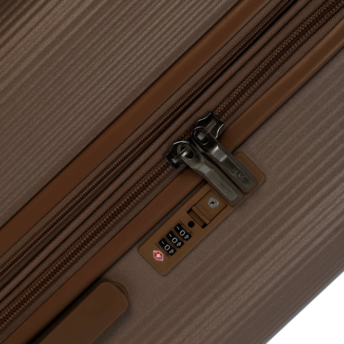 variant:41992531181645 Earth Tones Hardside 21' Carry-On Luggage Umber