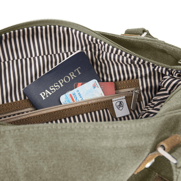 variant:41415626129485 Anti-Theft Heritage Tote - Sage
