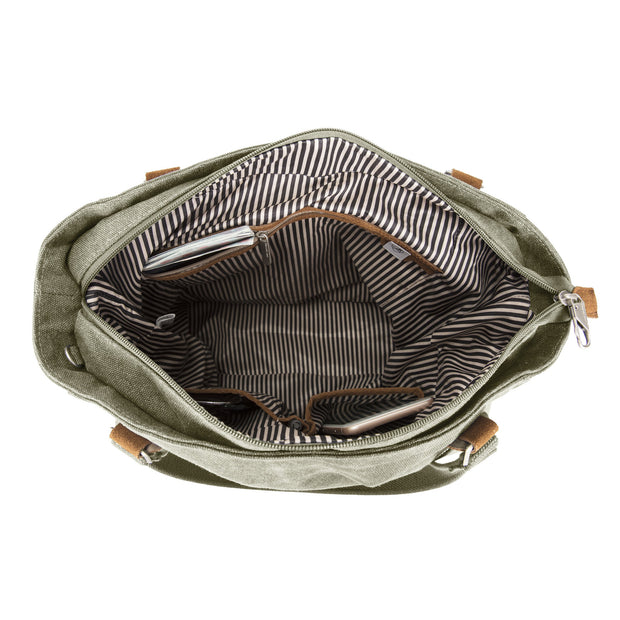 variant:41415626129485 Anti-Theft Heritage Tote - Sage