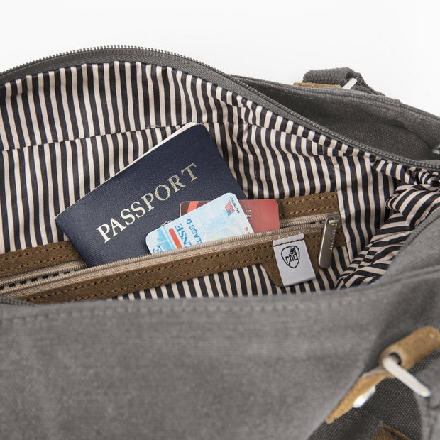 variant:41415626096717 Anti-Theft Heritage Tote - Pewter