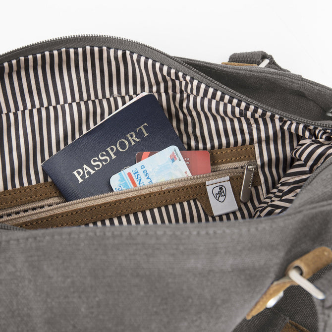 variant:41415626096717 Anti-Theft Heritage Tote - Pewter