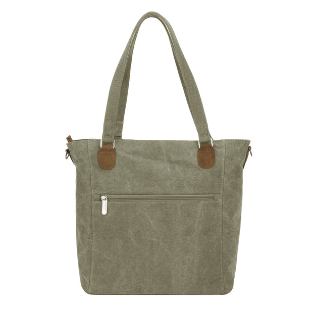 variant:41415626129485 Anti-Theft Heritage Tote - Sage