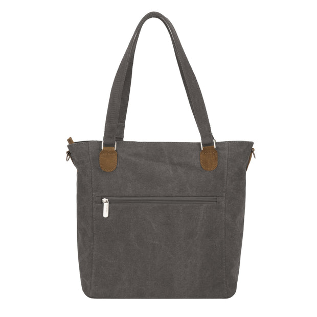 variant:41415626096717 Anti-Theft Heritage Tote - Pewter
