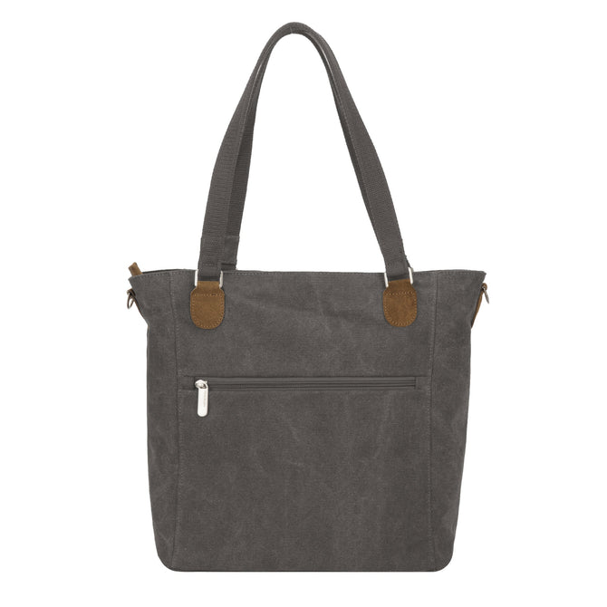 variant:41415626096717 Anti-Theft Heritage Tote - Pewter