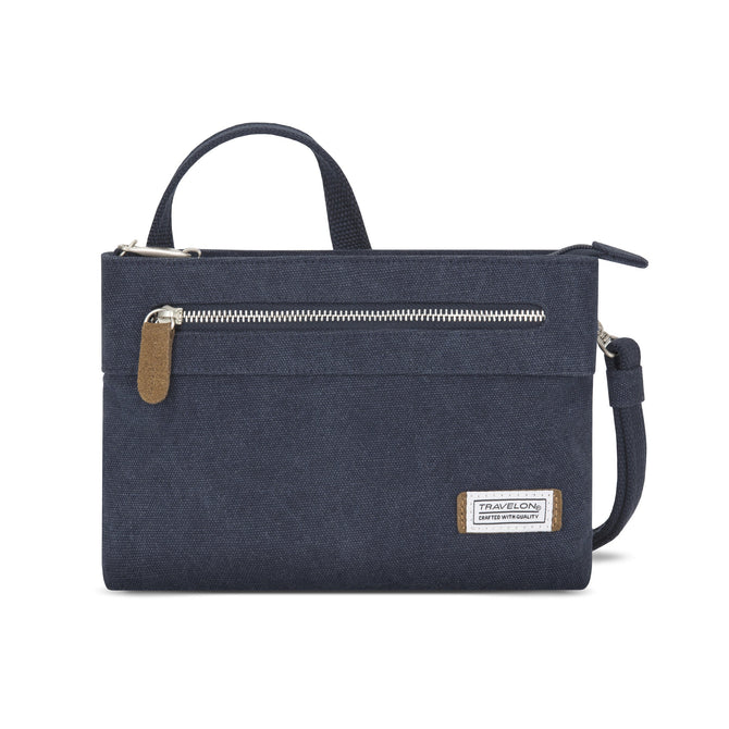 variant:41415626326093 Anti-Theft Heritage Small Crossbody - Indigo