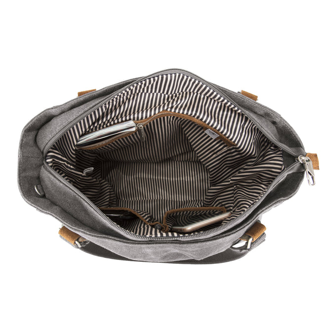 variant:41415626096717 Anti-Theft Heritage Tote - Pewter
