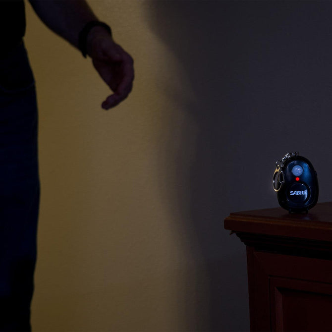 variant:41415696056397 Sabre 2-in-1 Personal Alarm & Motion Detector Black