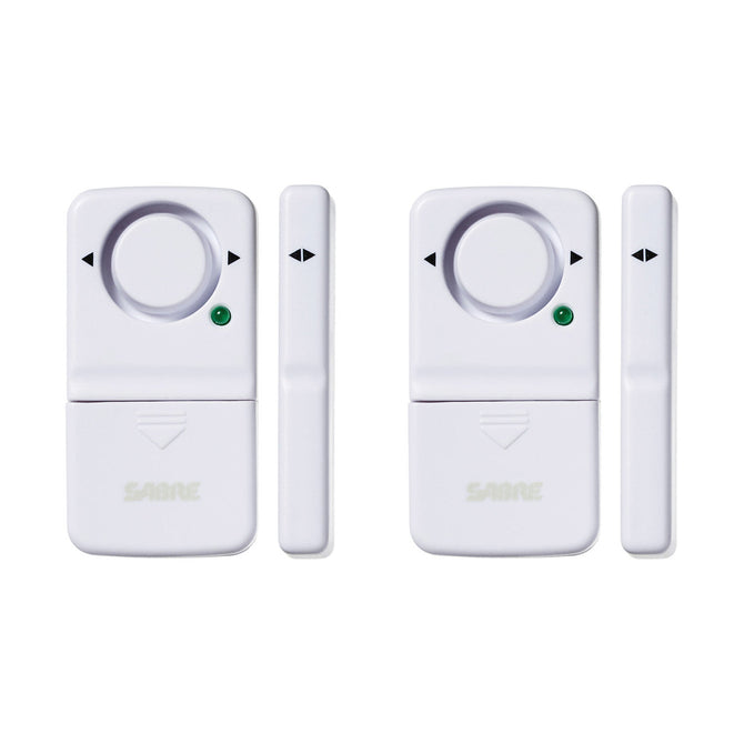 Wireless Home Security Door or Window Alarm 2-Pack
