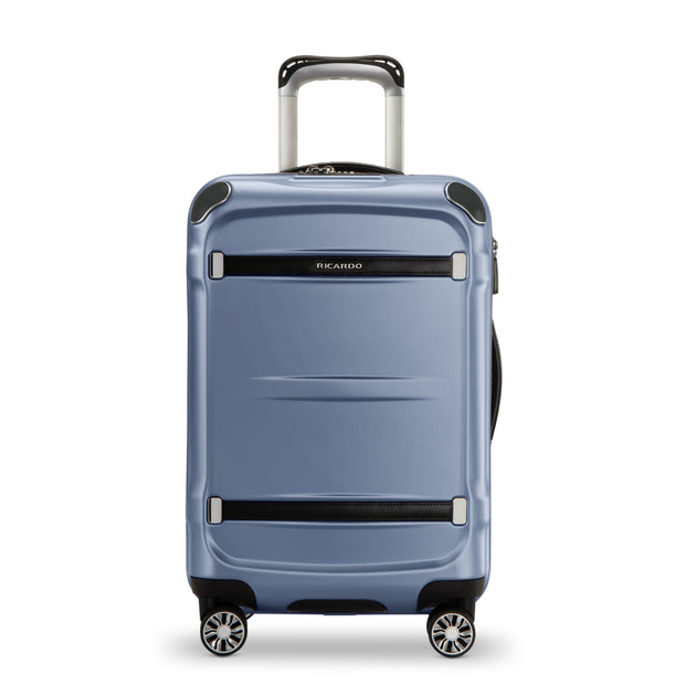 variant:41415697334349 RBH Rodeo Drive 2.0 Hardside Carry-On Spinner Luggage Silver Blue