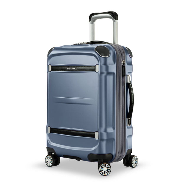 variant:41415697334349 RBH Rodeo Drive 2.0 Hardside Carry-On Spinner Luggage Silver Blue