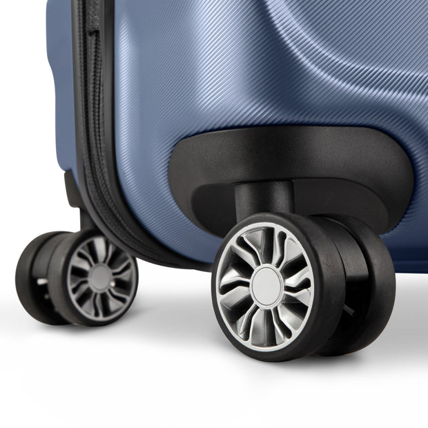 variant:41415697334349 RBH Rodeo Drive 2.0 Hardside Carry-On Spinner Luggage Silver Blue