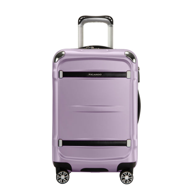 variant:41415697301581 RBH Rodeo Drive 2.0 Hardside Carry-On Spinner Luggage Silver Lilac