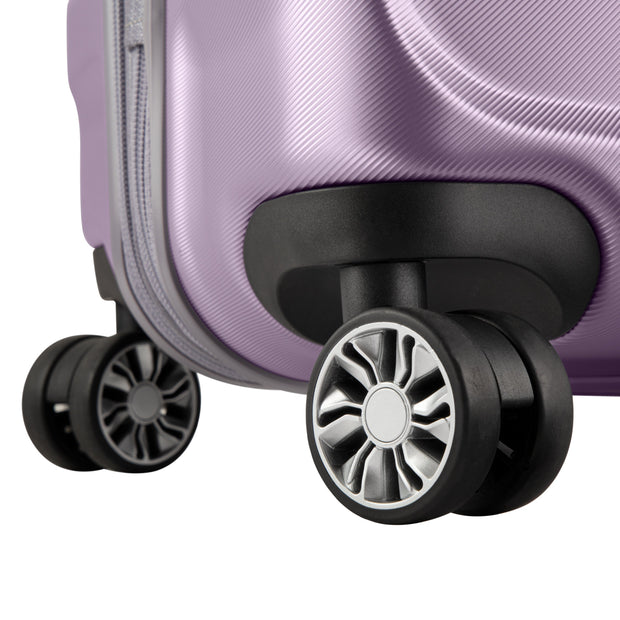 variant:41415697301581 RBH Rodeo Drive 2.0 Hardside Carry-On Spinner Luggage Silver Lilac