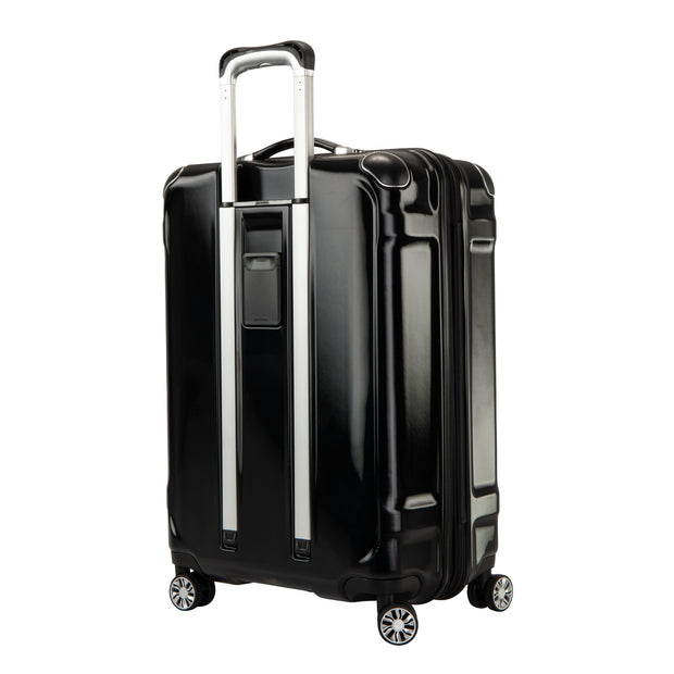 variant:41415697170509 RBH Rodeo Drive 2.0 Hardside Medium Checked Spinner Luggage Black