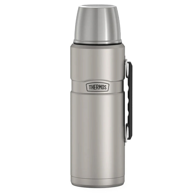variant:41903167471693 2 L Stainless Steel Beverage Bottle Matte Stainless Steel 