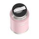 variant:41903142600781 24 oz Stainless Steel Food Jar w/ Spoon Sunset Pink